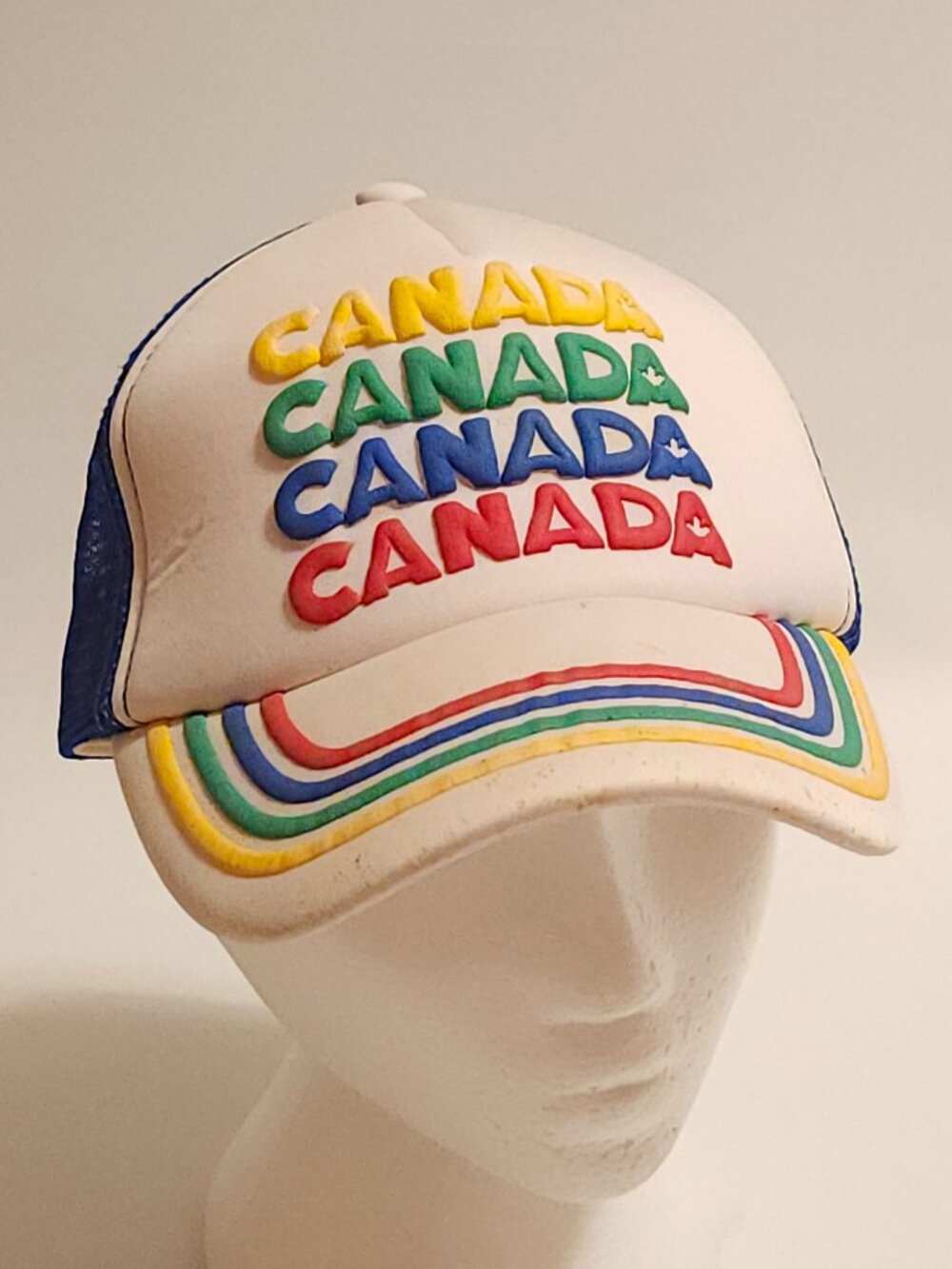FUN HUDSON'S BAY STRIPES CANADA HAT Trucker Hat Snap Back Mesh Back Hat